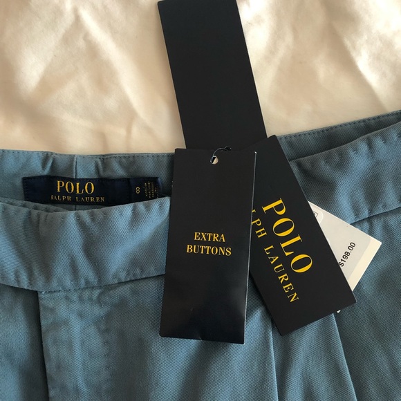 Polo Ralph Lauren Plain Cotton Medium Elegant Style Culottes Size 8 NWT!! - Picture 3 of 3